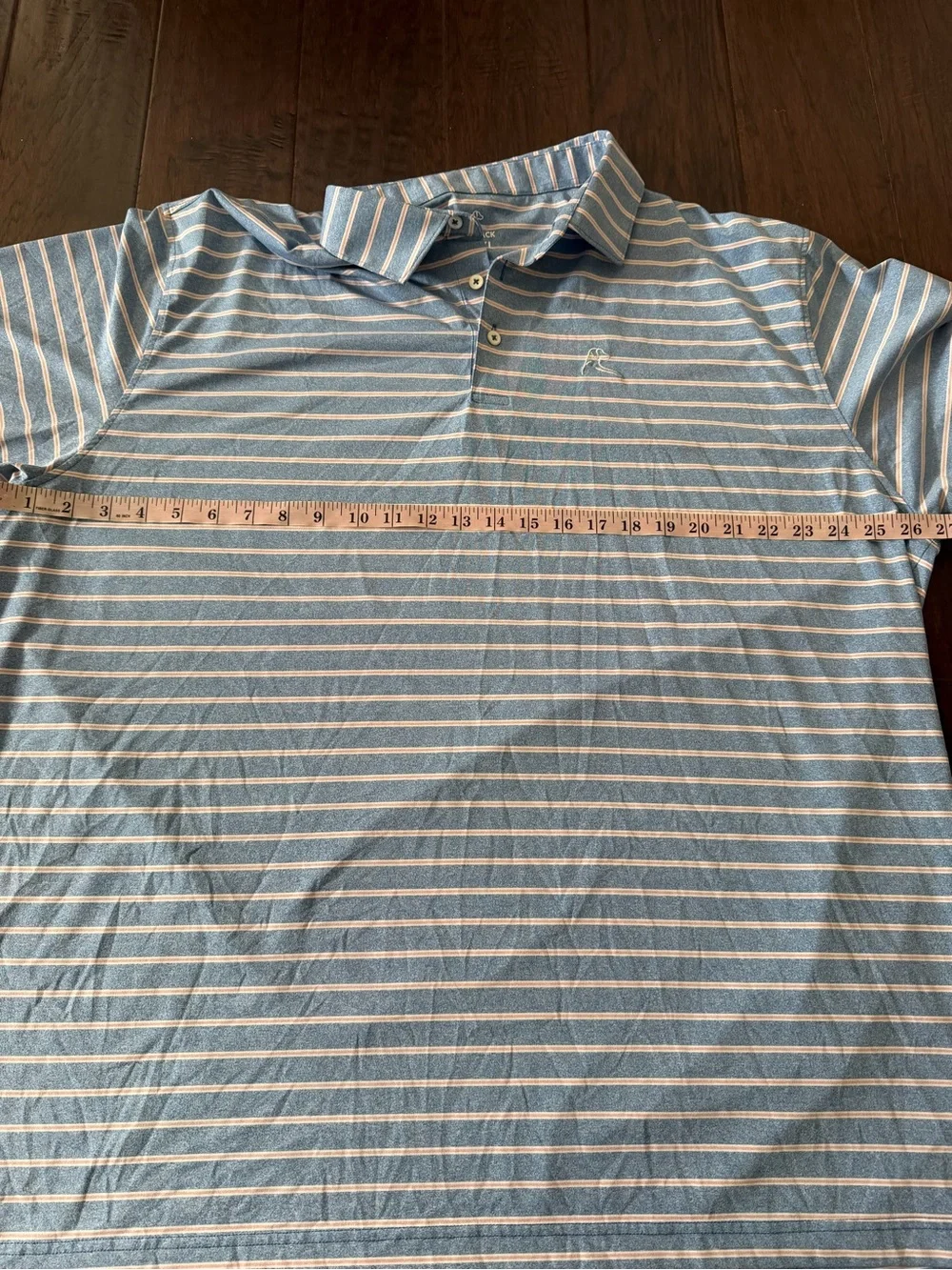 Rhoback The Birdie Stripe Polo Shirt Men's 3X - Picture 7 of 7